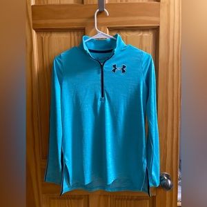 Girls Under Armour Quarter Zip Long Sleeve